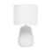 Simple Designs 11" Mini Ceramic Pastel Table Lamp